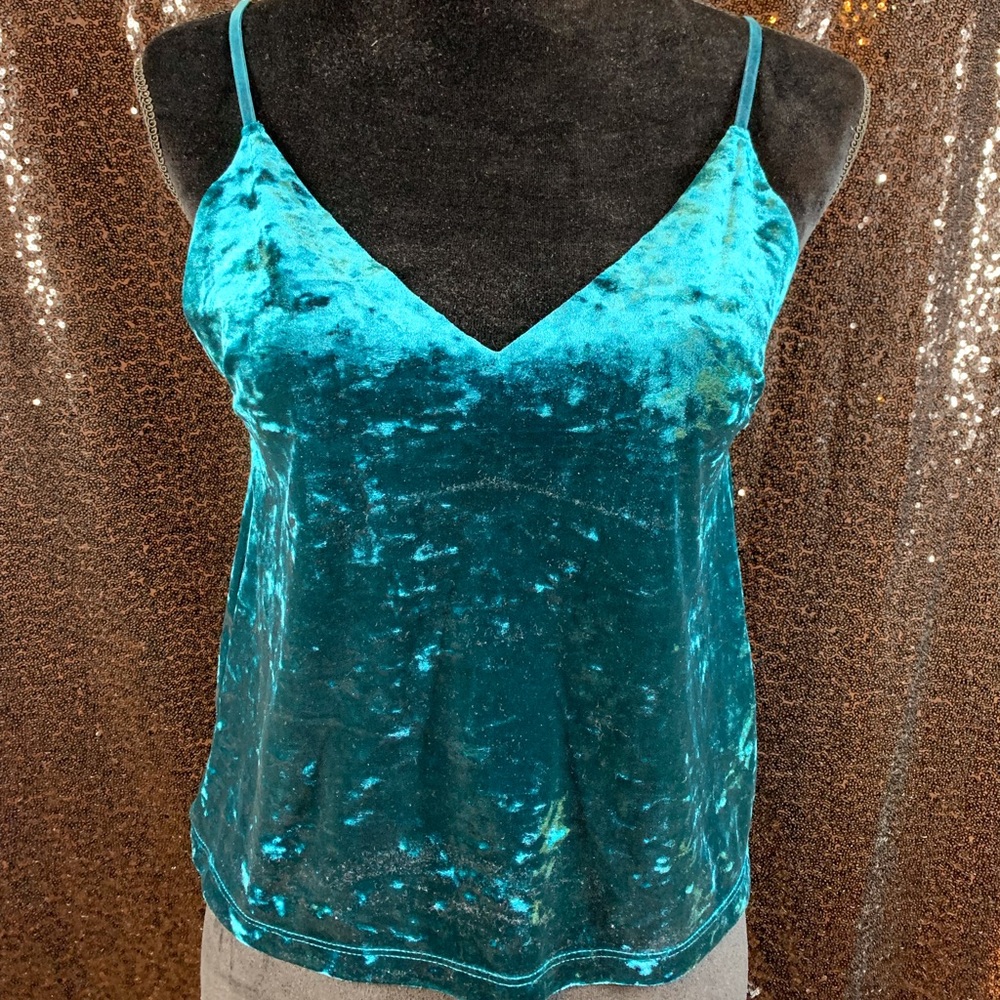 Crushed Velvet cami too